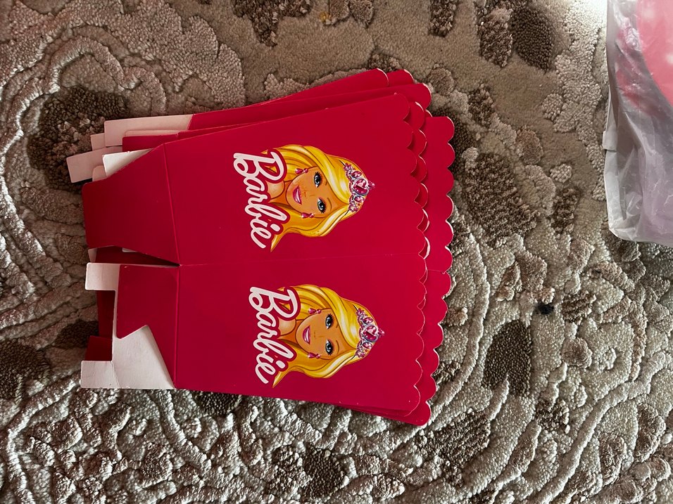 Barbie Temalı Pembe doğum günü süsleri - Görsel 4