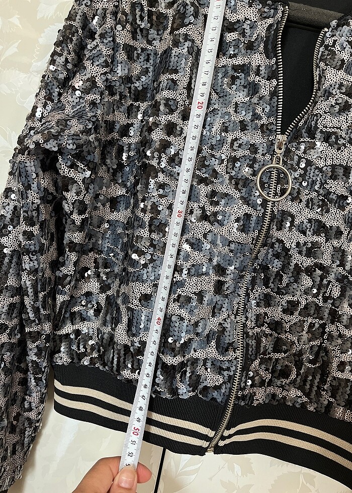 Ceket spor,payetli - Görsel 5