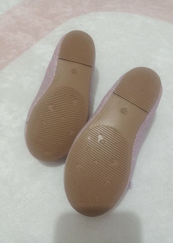 Kız Çocuk Pembe lila  Fiyonk Detaylı Babet - Görsel 3