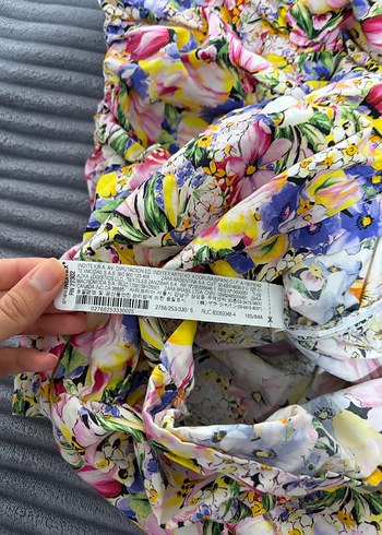 Zara mini çiçek desenli Elbise - Görsel 3