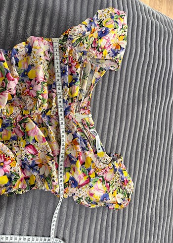 Zara mini çiçek desenli Elbise - Görsel 5