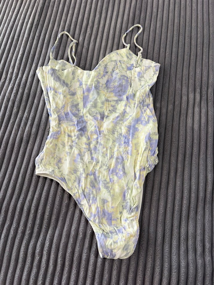 Zara saten bodysuit - Görsel 5