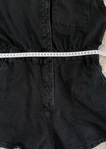 m Beden siyah Renk Zara Mini Denim Tulum