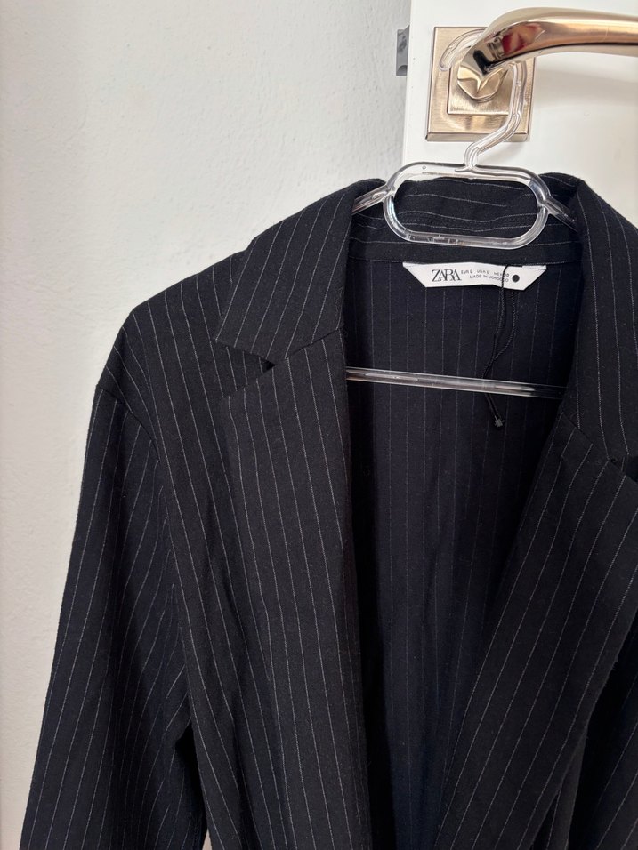 Zara bağlamalı blazer ceket - Görsel 2