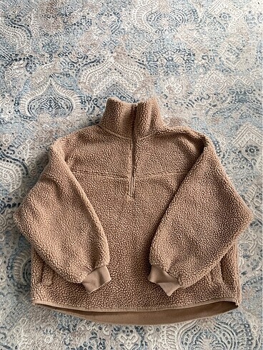 H&m peluş sweatshirt