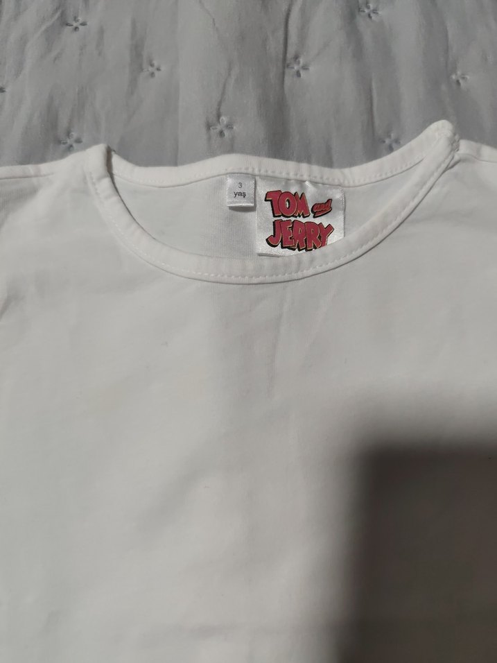 5 adet tişört Kız Çocuk Pembe Fırfırlı Baskılı - Görsel 5