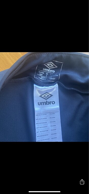 s Beden lacivert Renk Umbro kadın tayt takım