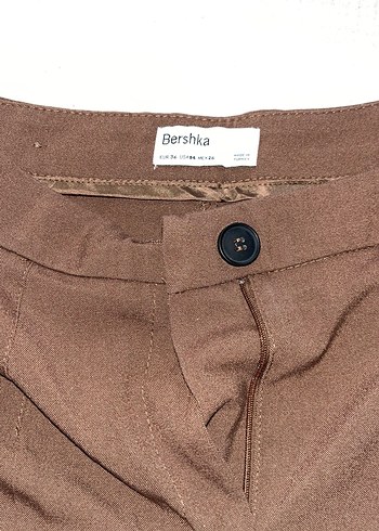 Kahverengi Kadın Kumaş Pantolon Normal Boy - Görsel 2