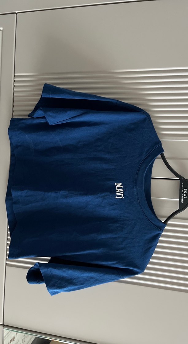 Mavi kadınSweatshirt XS - Görsel 3