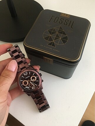 Beden bordo Renk Fossil kol saati