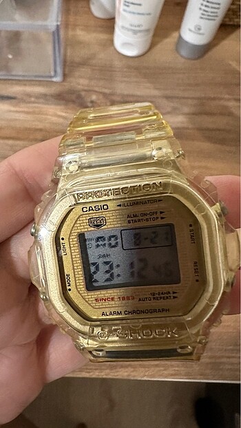 Casio Casio g-shock şeffaf gold renk