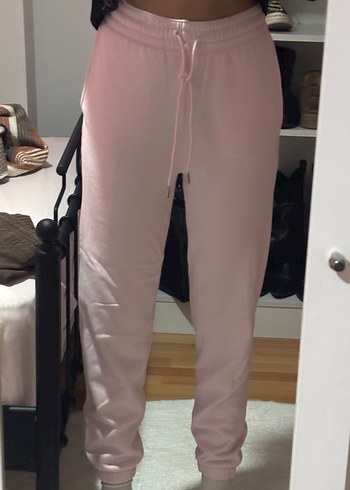 Pembe Rahat Kesim Kadın Eşofman - Görsel 3