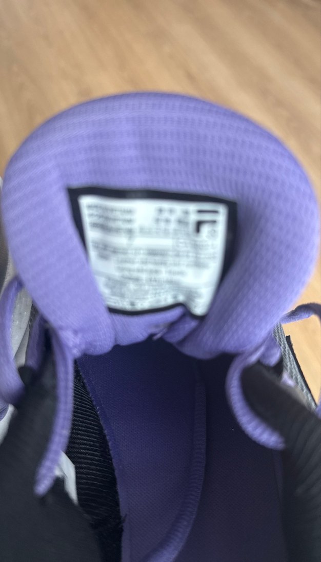 Mor Bağcıklı Kadın Spor Ayakkabı - Görsel 4