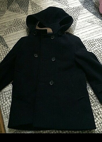Zara Lacivert erkek çocuk kaban