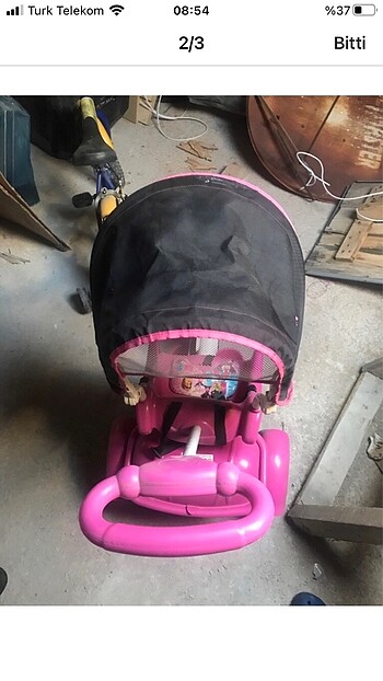 Funna Baby Yağmurluklu ve pedallı çocuk bisikleti