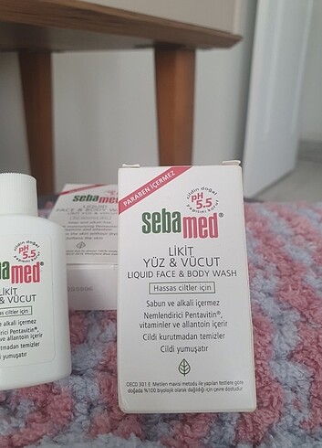 Sebamed Sebamed seyahat boy likit yüz vücut yıkama jeli