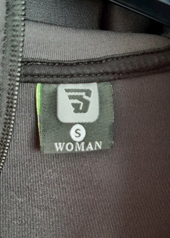 Fermuarlı Gri kadın Sweatshirt - Görsel 6