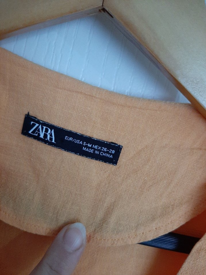 Turuncu Uzun Kadın Kimono - Görsel 4