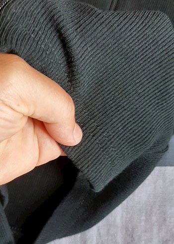 xs Beden siyah Renk Yüksek Yakalı Siyah Kadın Triko