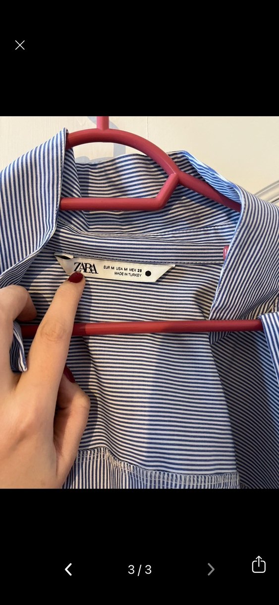 Zara gömlek - Görsel 3