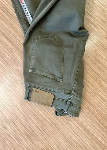 30 Beden Erkek Regular Fit Haki Denim Pantolon
