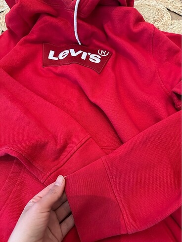 l Beden kırmızı Renk Levis Sweatshirt