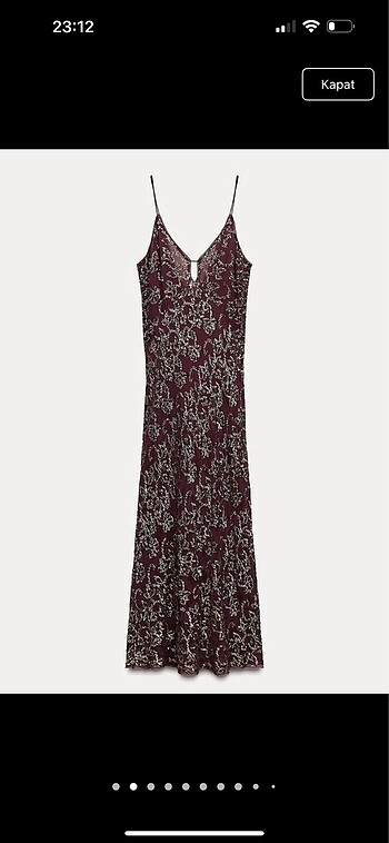 Zara Zara payetli elbise