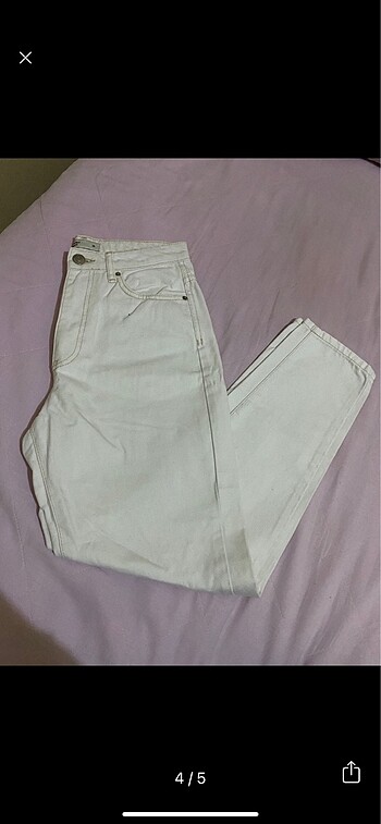 s Beden beyaz Renk Jean pantolon