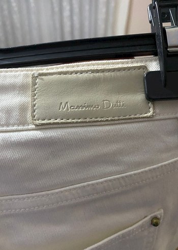 36 Beden Massimo Dutti Beyaz Kadın Jean