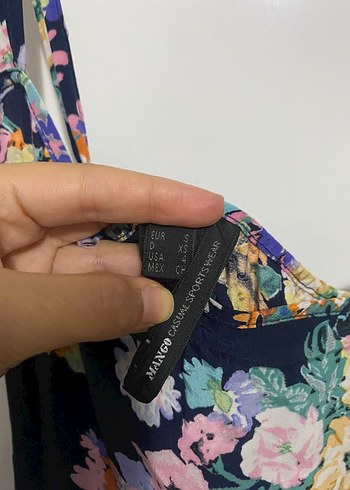 Mango mango Çiçek Desenli tek Askılı Elbise