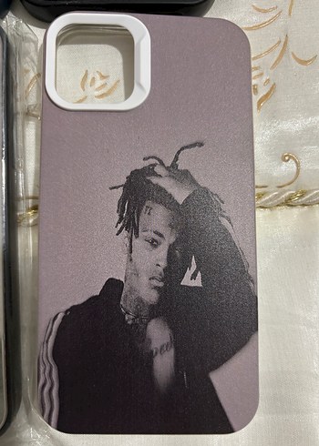 Gri Velcro Detaylı Street Wear Telefon Kılıfı - Görsel 2