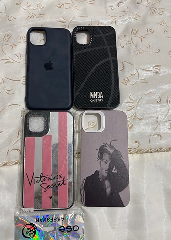 Gri Velcro Detaylı Street Wear Telefon Kılıfı - Görsel 6