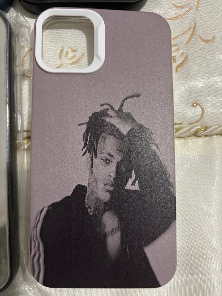 Gri Velcro Detaylı Street Wear Telefon Kılıfı - Görsel 2