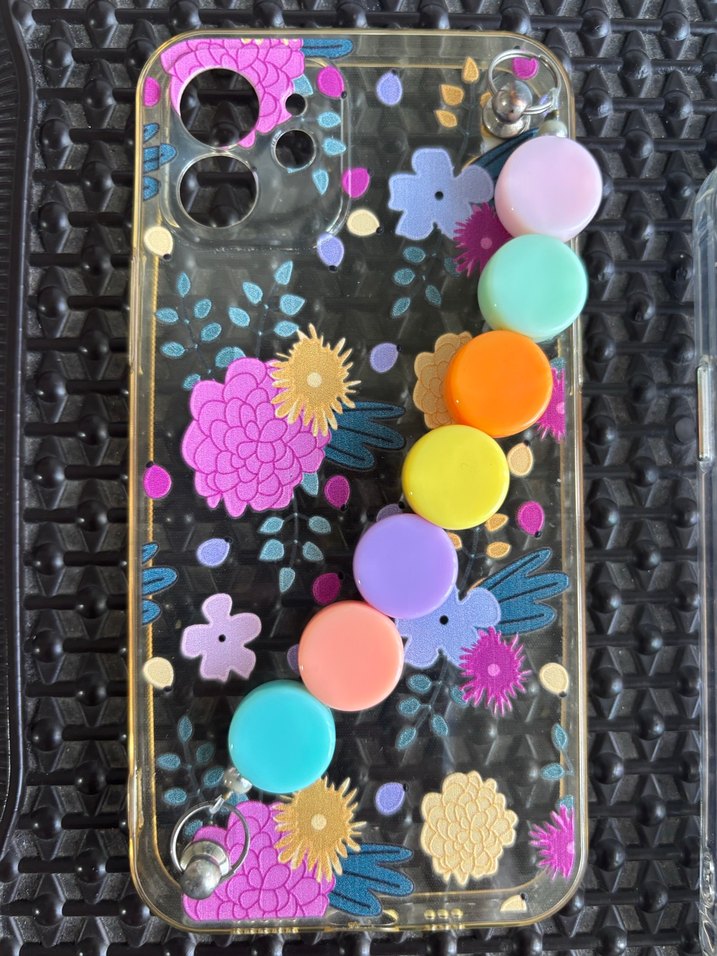 Renkli Boncuklu Bohem Telefon Kılıfı - Görsel 3