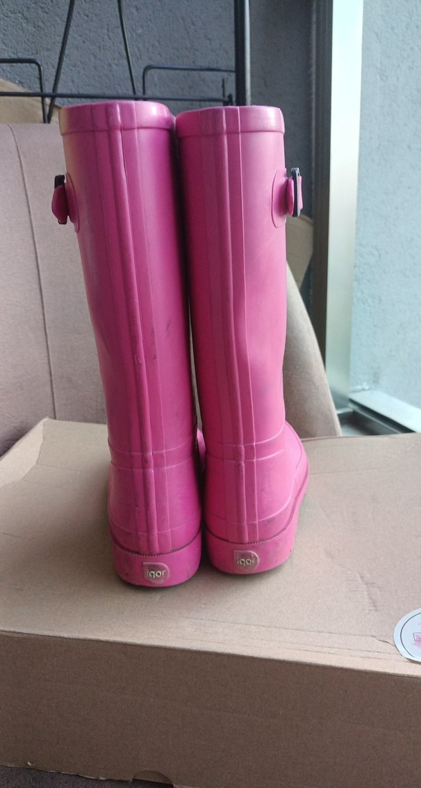 IGOR Pembe Tokalı Kız Çocuk Yağmur Çizmesi - Görsel 4