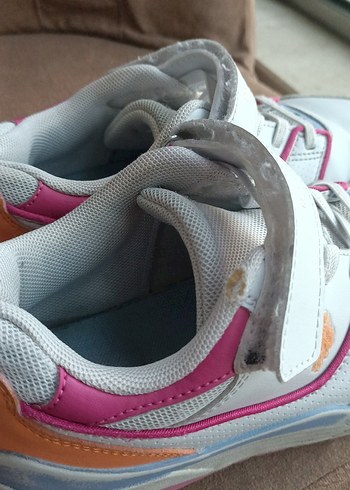 U.S. Polo Assn. Kız Çocuk Beyaz Sneaker - Görsel 5