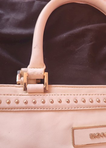 orijinal DKNY gercek deri koltuk çantası - Görsel 3