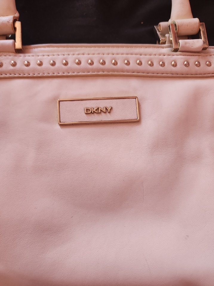 orijinal DKNY gercek deri koltuk çantası - Görsel 2