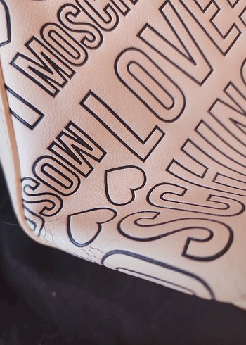 Moschino Baskılı Kadın Çanta - Görsel 7