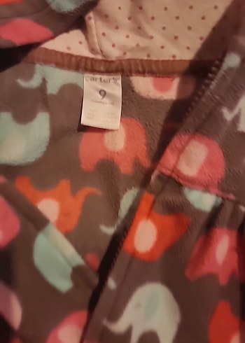 Kapüşonlu, Fermuarlı Baskılı Kız Çocuk Ceketi - Görsel 2