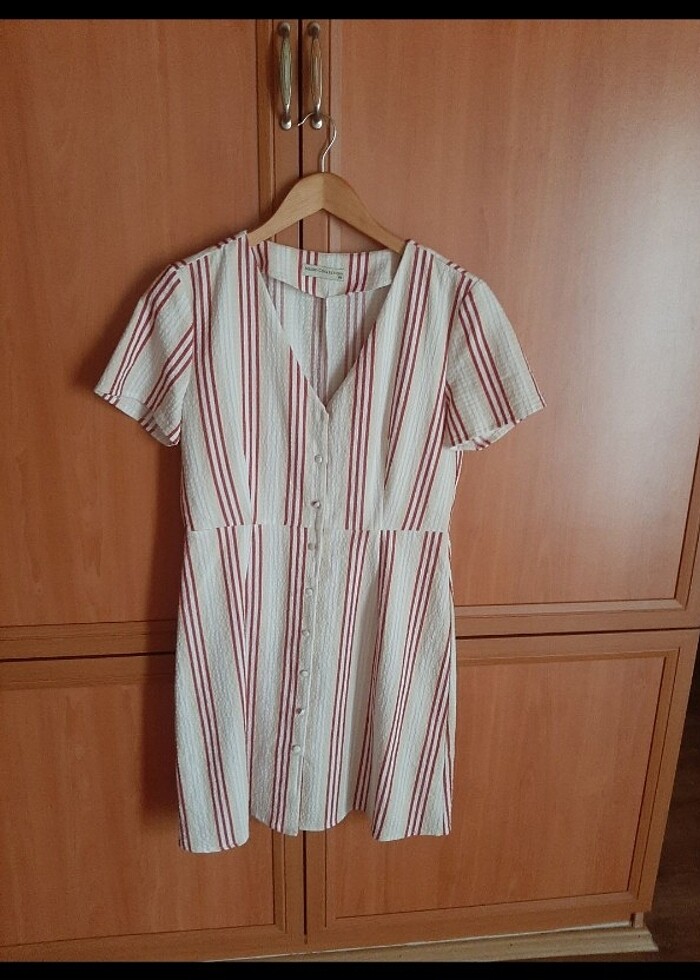 Keten elbise - Görsel 3