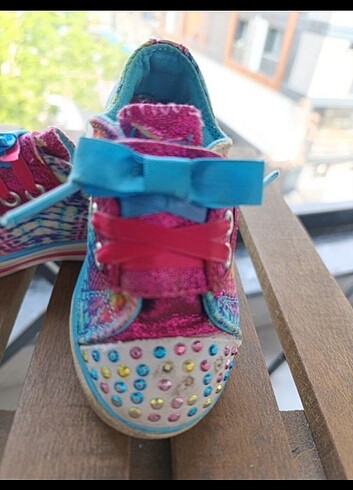 Skechers 22 numara ışıklı ve pırıltılı sneakers - Görsel 5