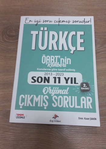 Türkçe ÖABT Son 11 Yıl Çıkmış Sorular dizgikitapevi