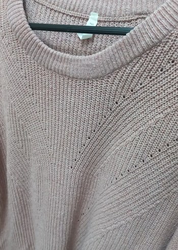 Bej Kadın Örgü Triko Kazak - Görsel 2