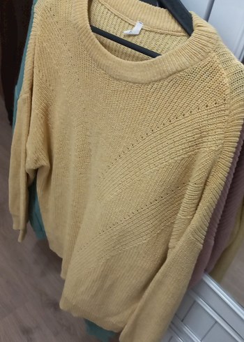 Bej Örgü Kadın Kazak - Görsel 3