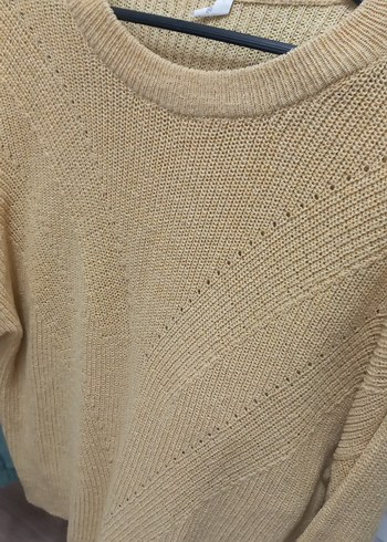 Bej Örgü Kadın Kazak - Görsel 2