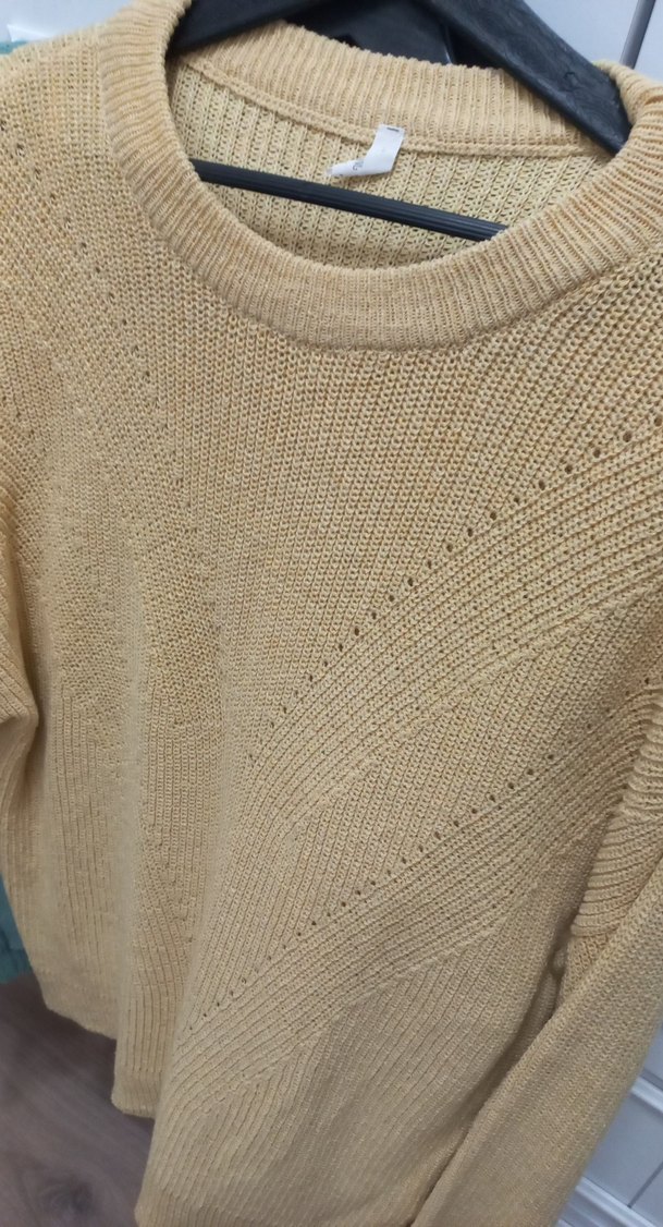 Bej Örgü Kadın Kazak - Görsel 2