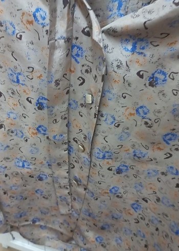 Vintage Gömlek Saten Gömlek Dönem Gömlek - Görsel 4