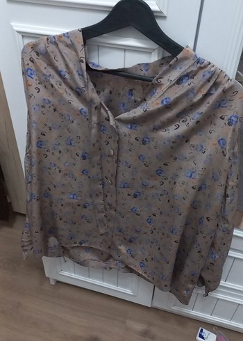 Vintage Gömlek Saten Gömlek Dönem Gömlek - Görsel 3