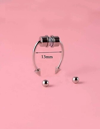  Beden miknatisli piercing